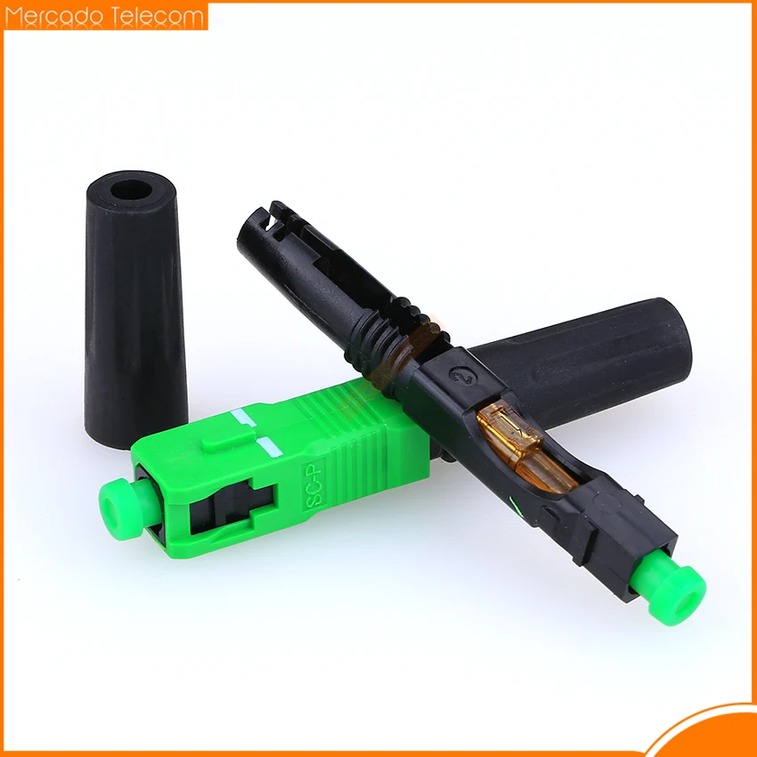 Factory Direct 3M 100 pieces/box SC APC Fiber Fast Connector SC APC SM Fiber optic quick connector Use FTTH Big Sale