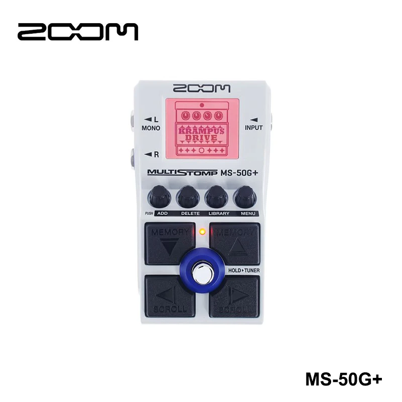 Zoom MS-50G+ MultiStomp Guitar Effects Pedal 100 effects Stereo