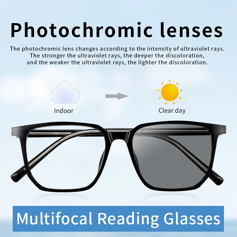 Photochromic Lenses Transition Bifocal Sunglasses Mincl