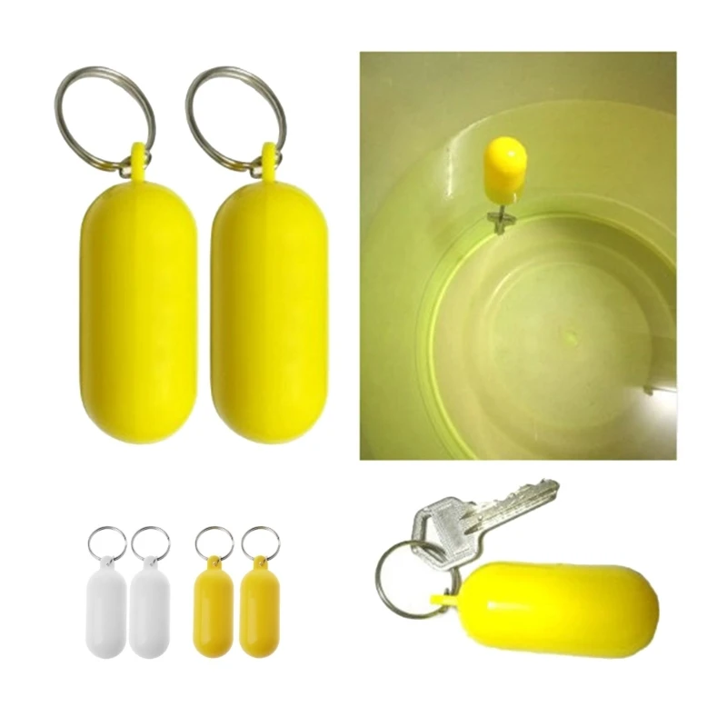 2Pcs Kayak Floating Keyring Buoyant Key Rings Marine Sailings Boat Float Canals Keychain Useful Water Sports Keys Buckle
