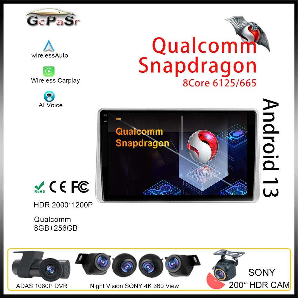 

Qualcomm For Nissan Sentra 5 B15 1999 - 2006 Android Auto 5G Car Radio Video Player High-Performance Stereo Autoradio Multimedia