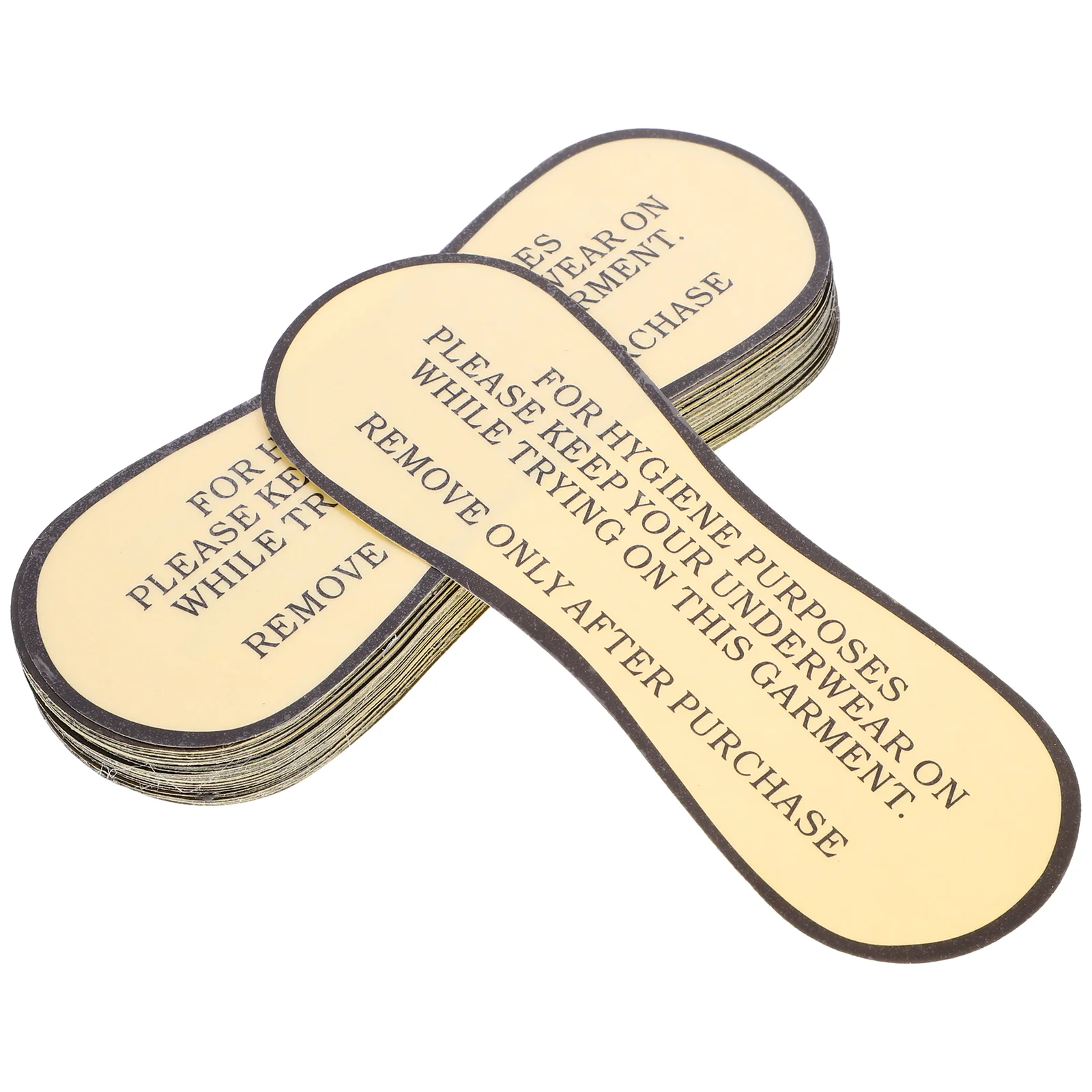 

50 Pcs Hygiene Stickers Protective Barrier for Swimsuit Decal Swimwear Adhesive Briefs