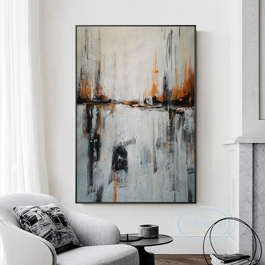 

Abstract Oil Painting Handmade Texture Wall Art Decoration Mural Modern Acrylic Canvas Poster For Living Room Bedroom Restaurant