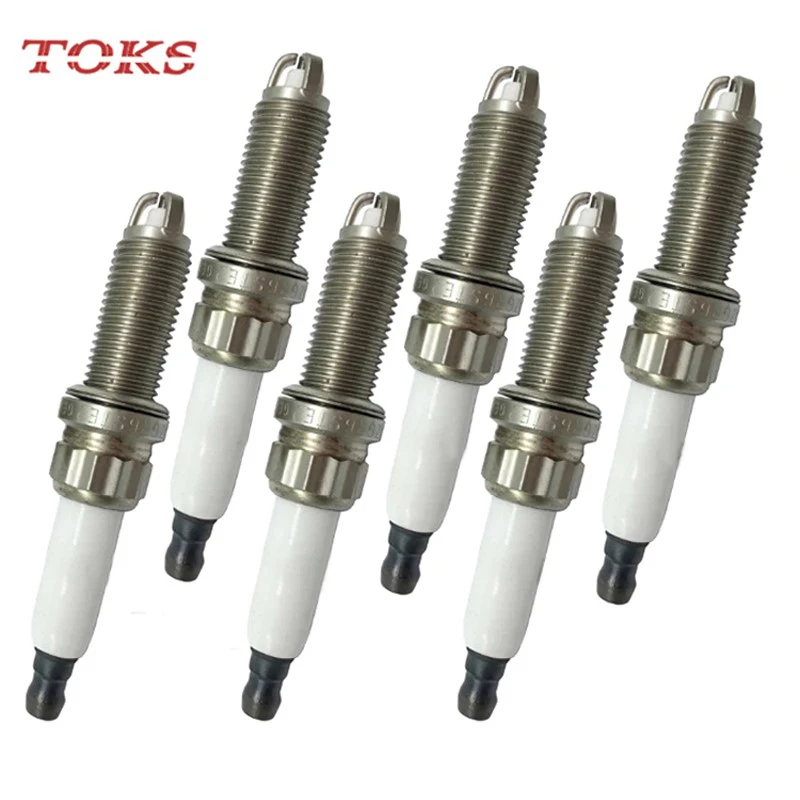 

4-6pcs New 12120037244 ZGR6STE2 Car Spark Plug Triode ignition For BMW E90 E93 E92 E91 E60 F10 E61 330i 320i 530i 525i N53 N54