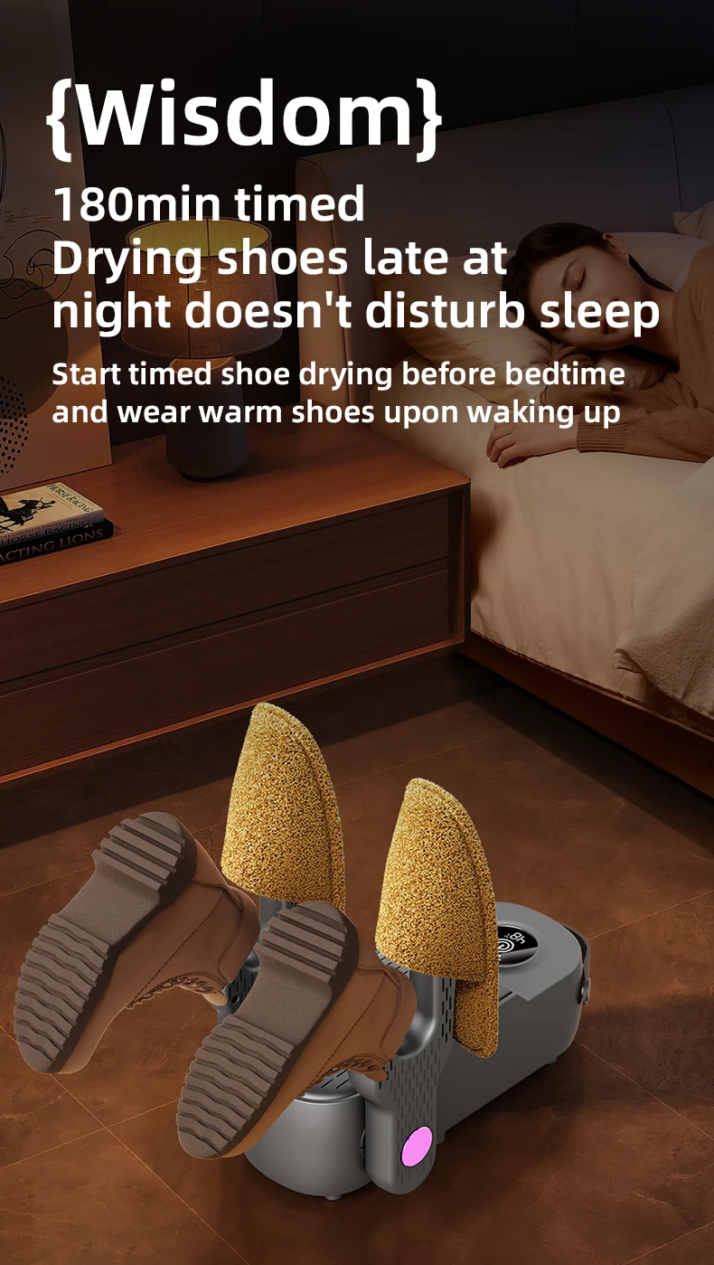Drying different shoe types