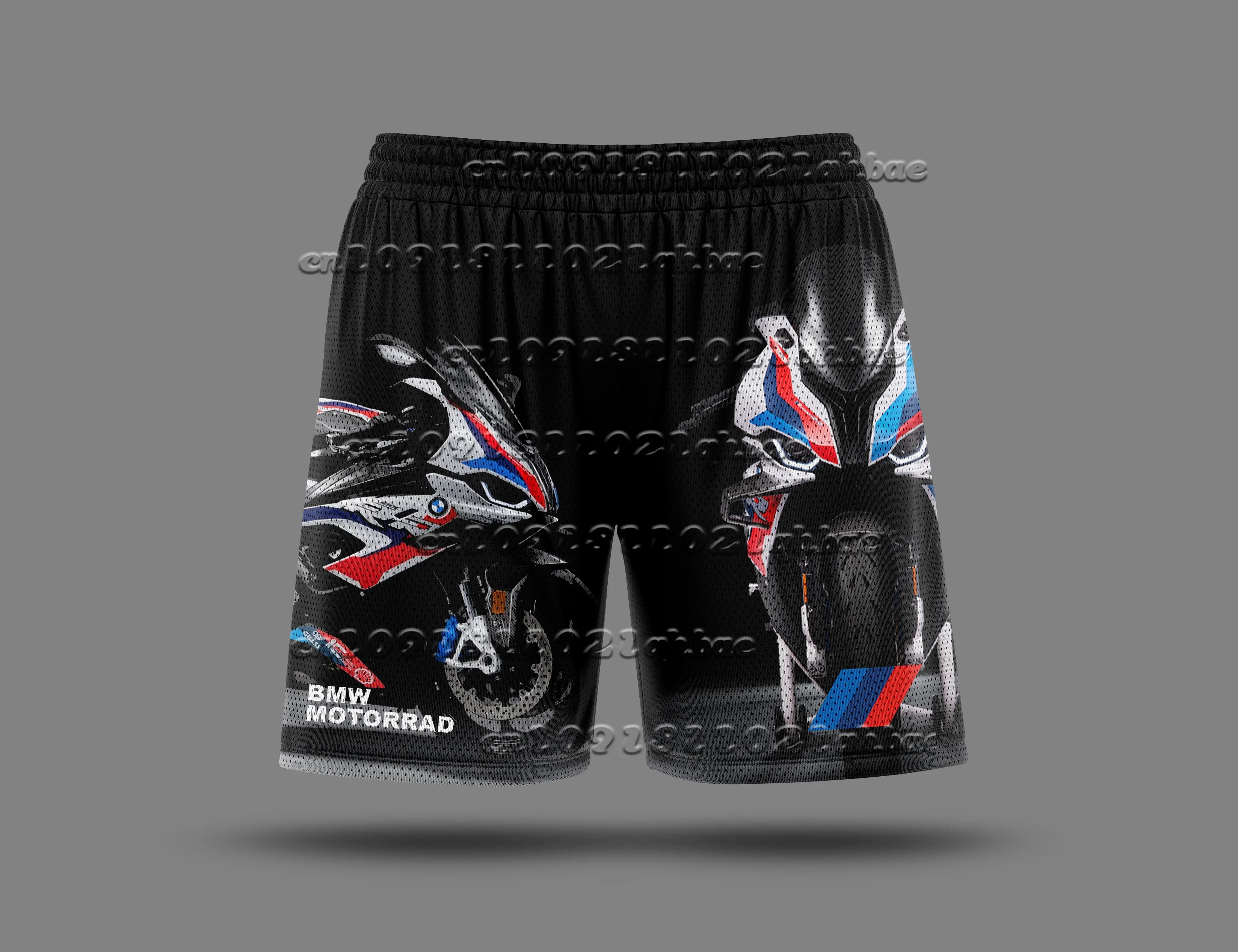 Unisex 2025 Moto GS off-road motorcycle racing shorts with quick-dry breathable fabric, styled for men and women 02