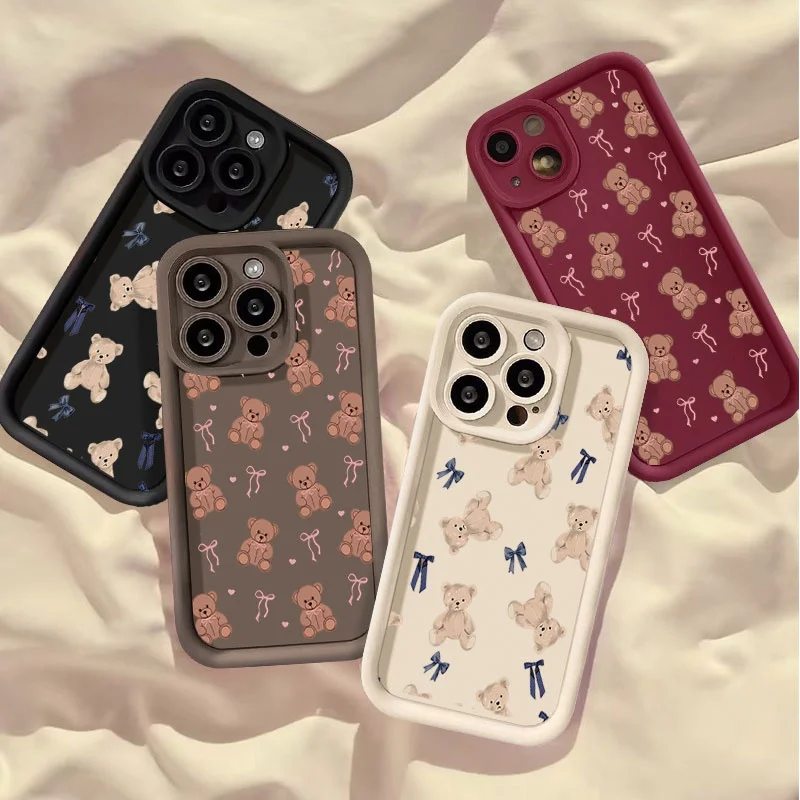 Adorable Bear Design Phone Case
