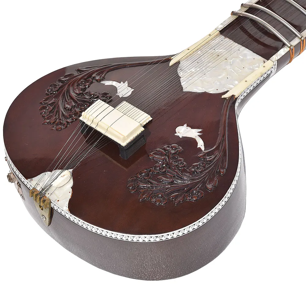 Sitar Portable version 110cm Indian string instruments