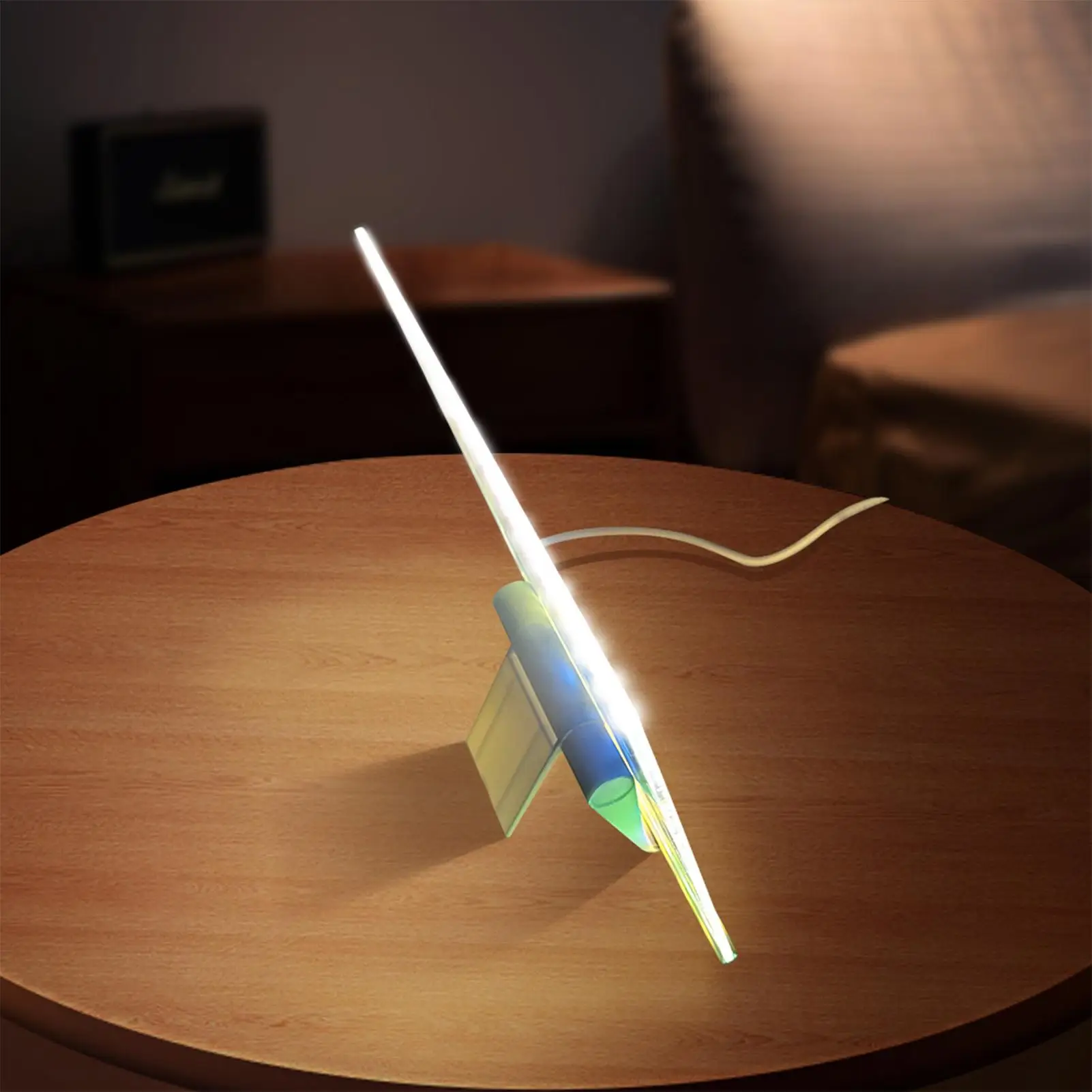 조명이 있는 LED 보드, USB 전원으로 작동하는 지울 수 있는 12색 메시지 노트 보드, 마커 및 스탠드 포함, 어린이용, 생일 크리스마스 선물