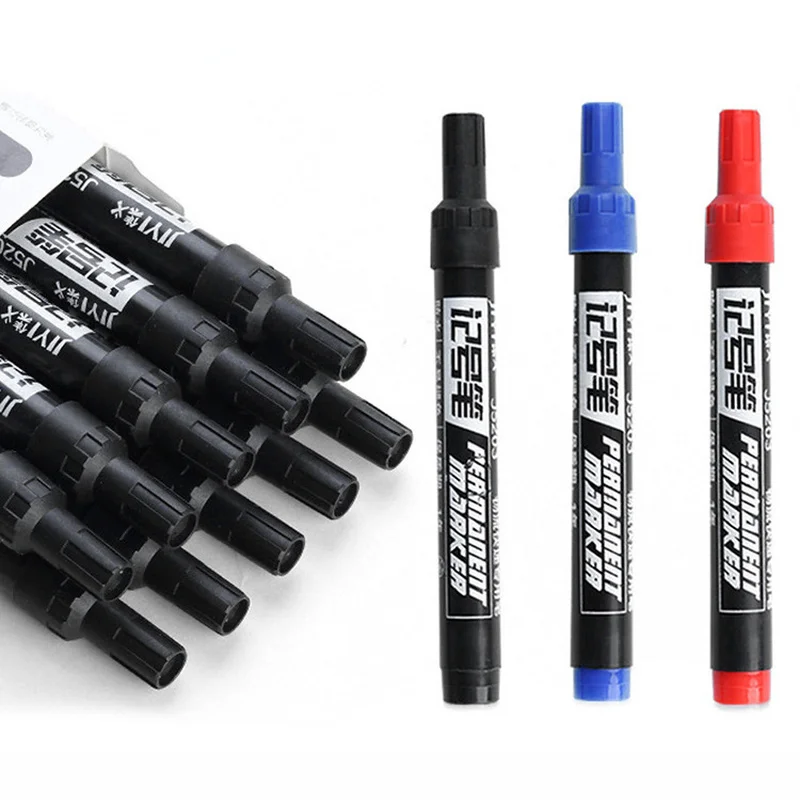 Black Marker Pen Waterproof 2 Waterproof Marker Black Marker Pen 3