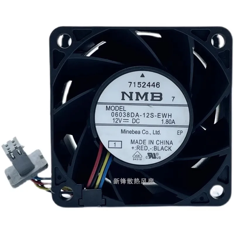 

Кулер для процессора NMB 06038DA-12S-EWH, 12 В, 6038 А, дюйма, 6 см, 60x60x38 мм