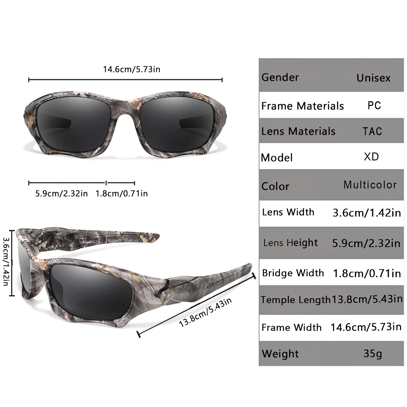 Brand Polarized Cycling Goggles Windproof