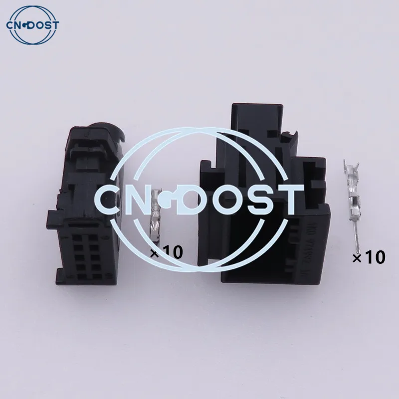 

1 Set 10 Pin 8E0971980 1K0971992 Automobile Rear View Mirror Socket Car Headlight Switch Wire Connector 8E0 971 980 For VW