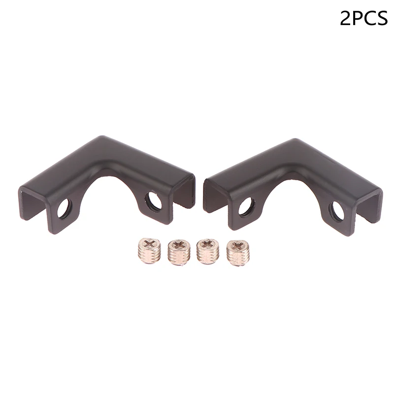 Aquarium Clip Holders 3 to 12mm Aluminum Alloy L Clamp Glass Clamps Corner Board Holder DIY Cabinet 2PC