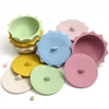1PCS Baby Silicone Suction Bowl BPA Free Cartoon Shape Food Tray Dishes Plate Child Feeding Non-Slip Tableware Baby Accessories 1