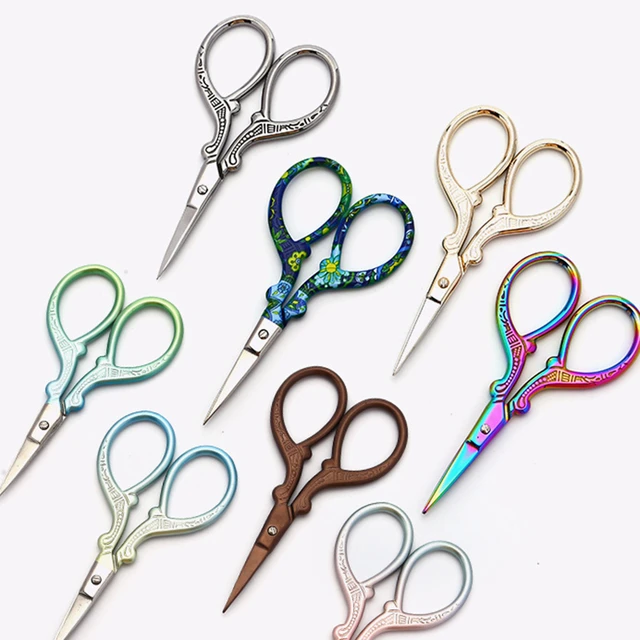 2Pcs European Stainless Steel Tailor's Scissors Sewing And Vintage Crafts  Home DIY High Quality Modern Cut Small Scissors - AliExpress