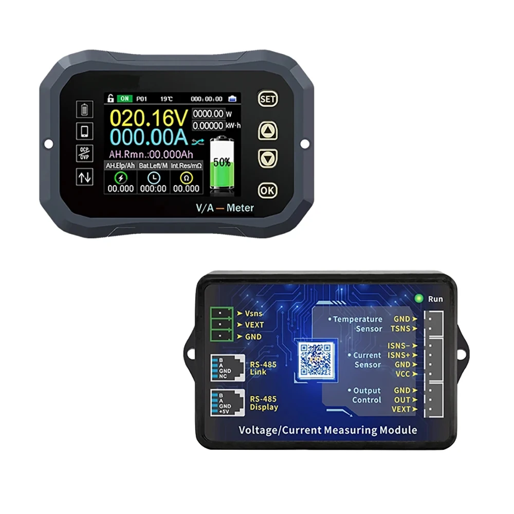 JUNCTEK KG110F/140F/160F Battery Tester Bluetooth Battery Monitor Voltage Current V/A Battery Coulomb Meter Capacity Indicator 2