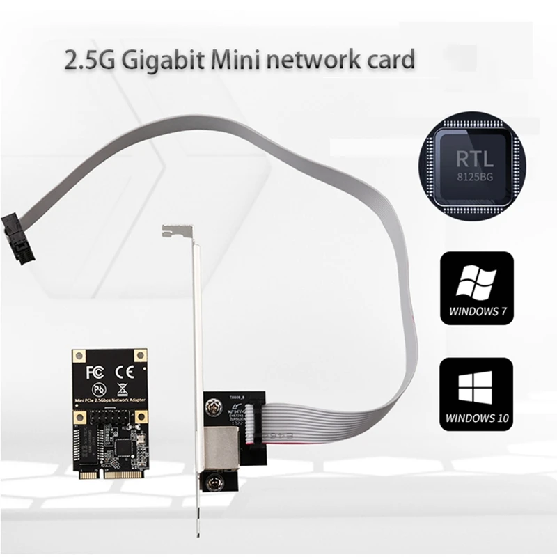 Набор Сетевых Адаптеров Для Настольного Компьютера Ethernet 2,5G.