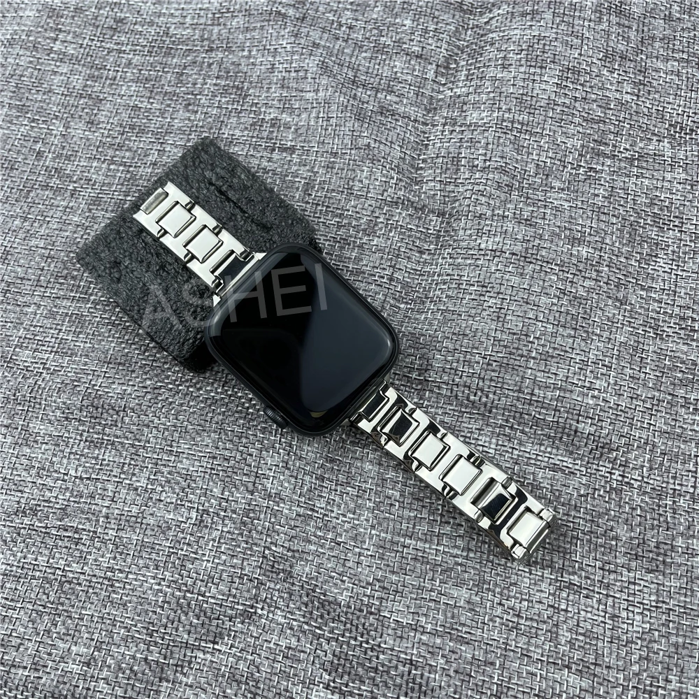 

Bracelet for apple watch 40mm 41mm 44mm 45mm band slim Stainless steel correa for iwatch se apple watch 7 6 5 4 3 38mm 42mm band