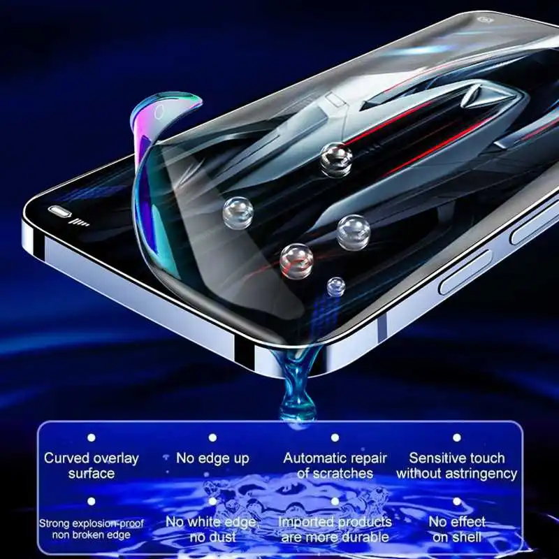 Realme 12 Lite Pro Plus 11 스크린 보호대 스크래치 방지 하이드로겔 필름, 3 개