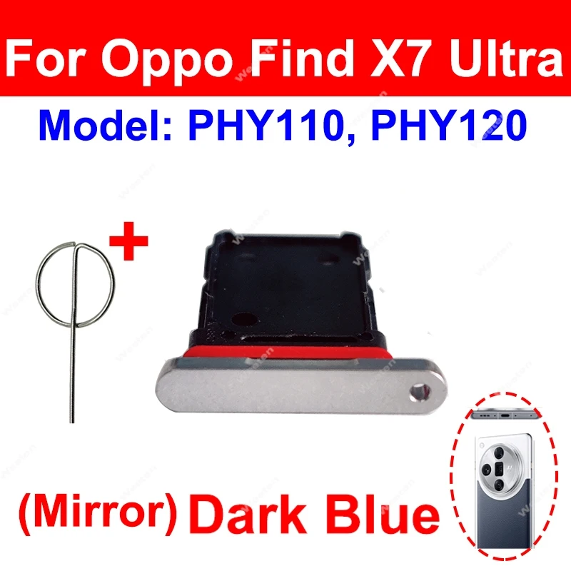 For OPPO Find X6 X6 Pro X7 X7 Ultra SIM Card Tray Nano Sim Card