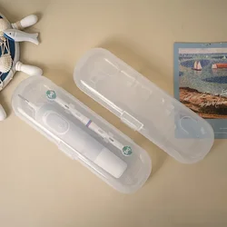 Universal Electric Toothbrush Travel Case - Portable Protective Storage Organizer (Transparent)