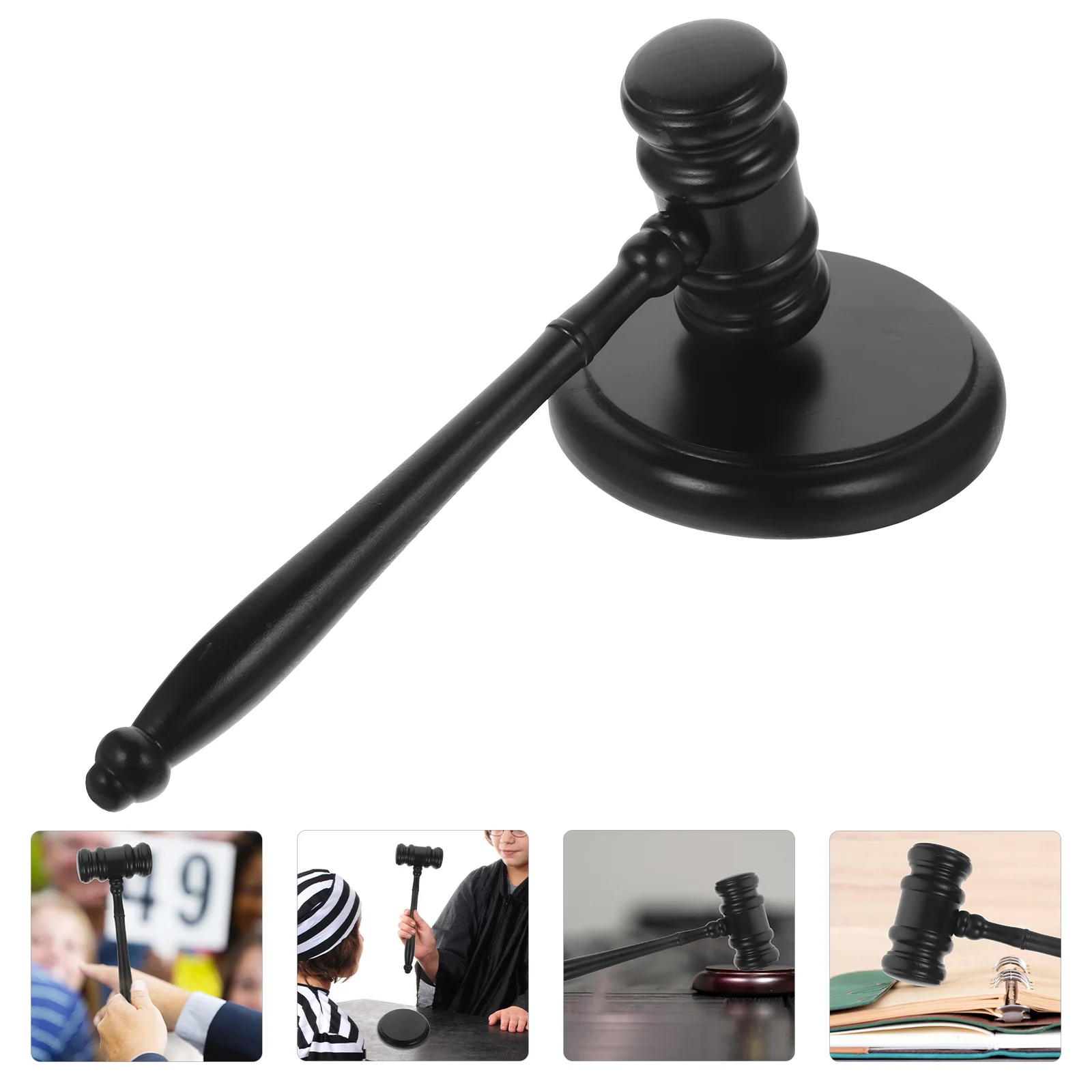 

1 Set Wooden Gavel Practical Lawyer Judge Hammer Auction Sale Wooden Hammer
