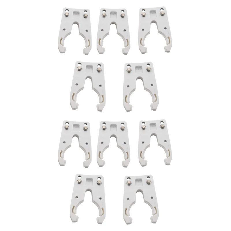 10PCS/Lot ISO30 Tool Holder Clamp Iron+ABS Flame Proof Rubber Claw wood pellet machine