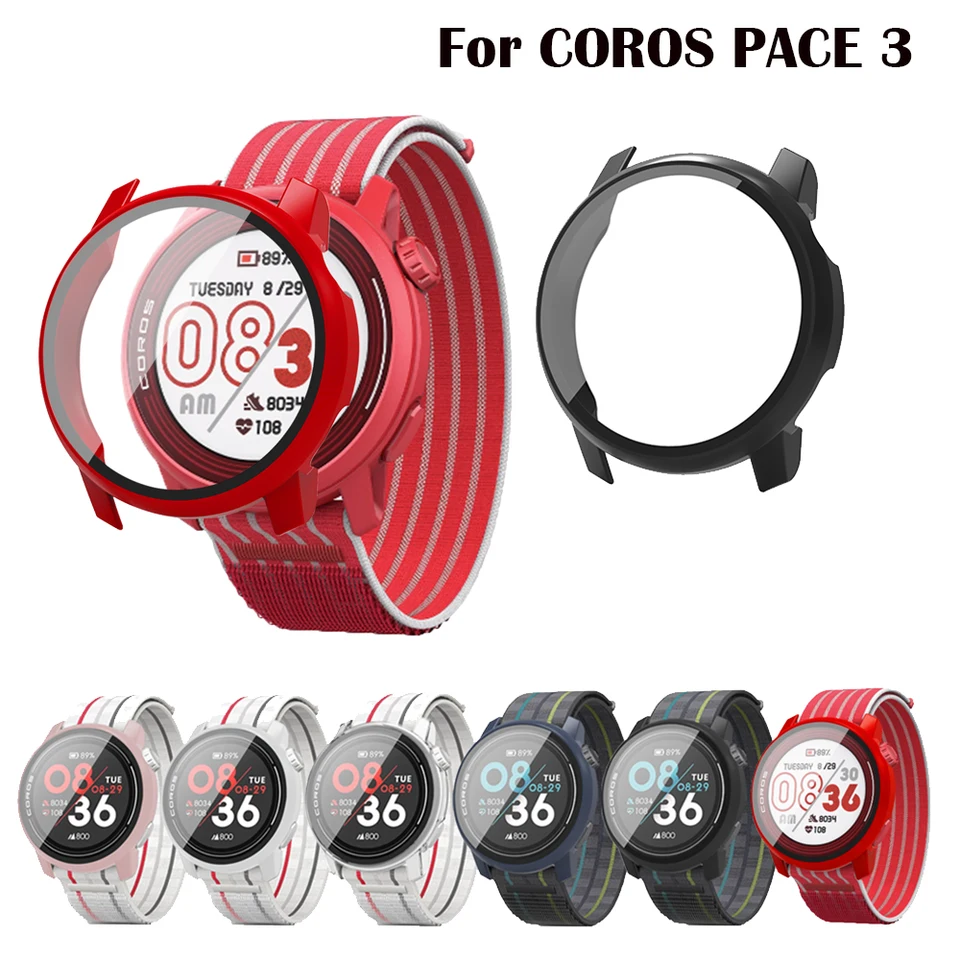 COROS Pace 3 PC custodia protettiva con pellicola temperata