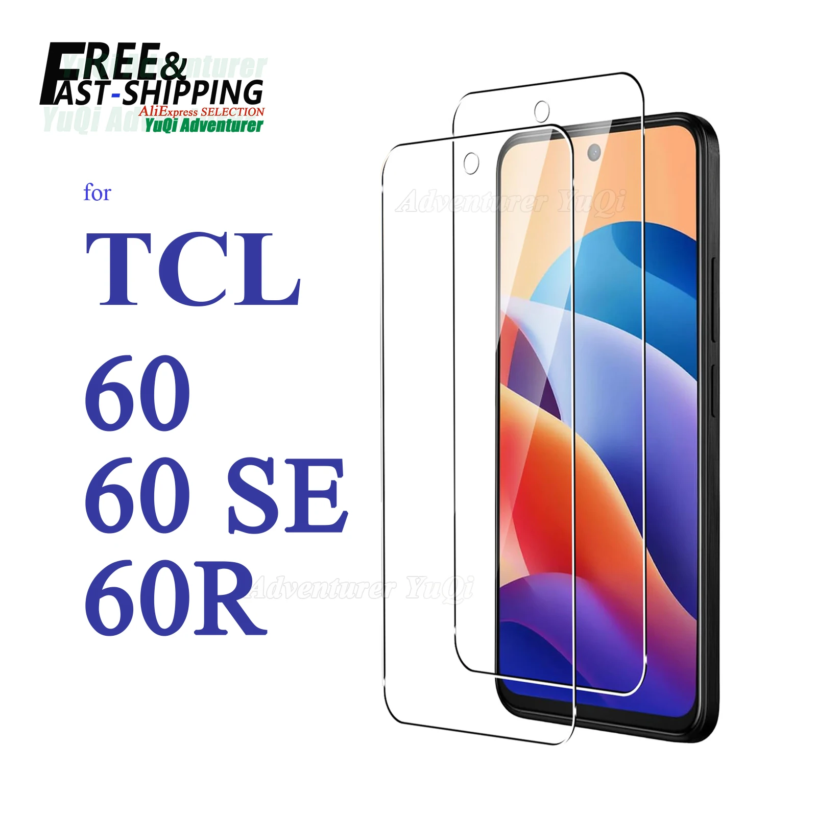 Захисне скло для TCL 60 SE 60R 6,7 дюйма Загартоване скло 9H HD Crystal Anti Scratch Case Дружні аксесуари для телефонів