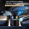 Car freshensers Diffuser Fragrance Solar Automatic Rotation Powered Supplies Ceramic Base Aromatherapy Diffuser Oil Ornaments 4