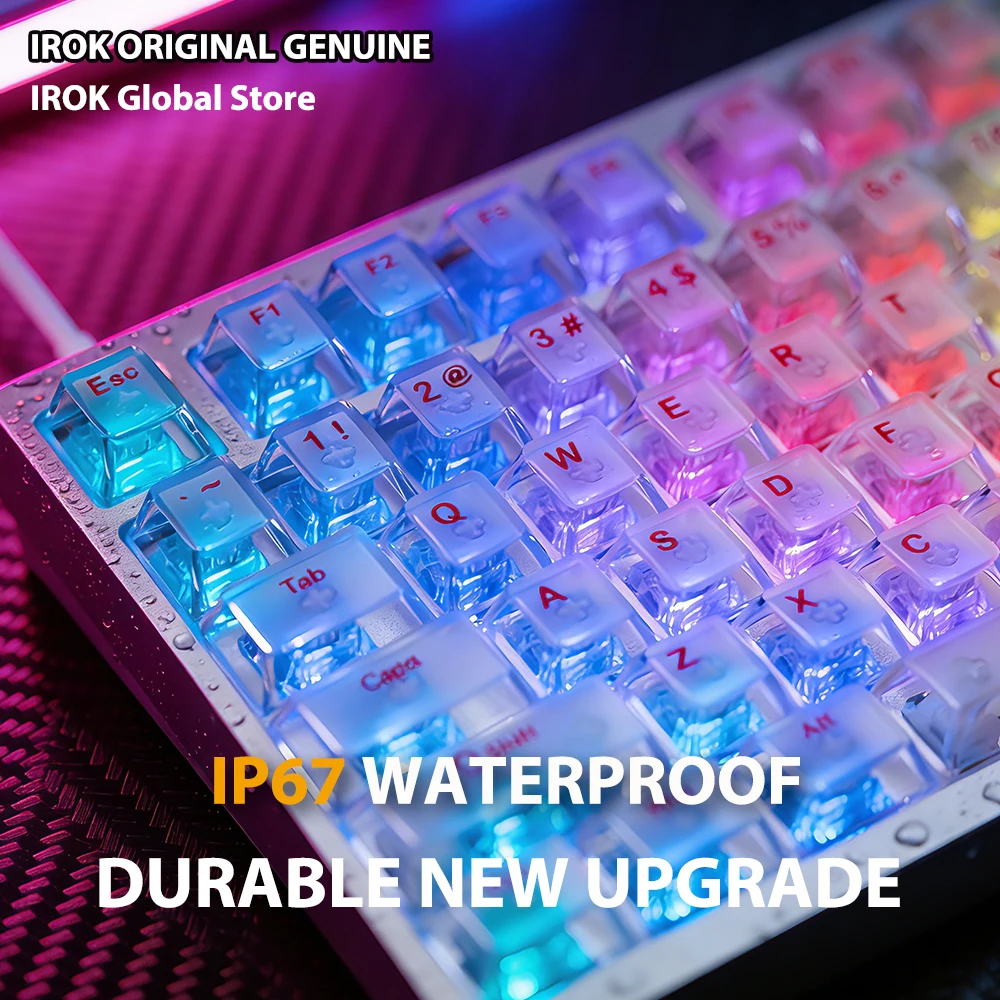 IROK MG75 V2 MG75 Pro MG75V2 MG75 MAX 알루미늄 마그네틱 게이밍 기계식 키보드 래피드 트리거 0.07ms 0.001mm 게이머 키보드