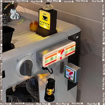 Luminous Mini Convenience Store Fridge Magnets 1