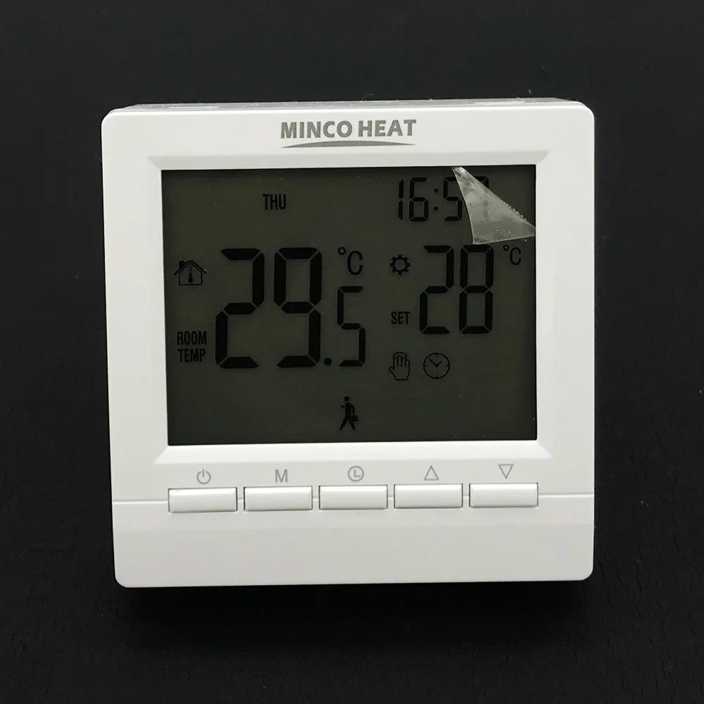 Termostato digital Caldera de gas programable Regulador de temperatura de  calefacción Termostato inteligente Controlador de temperatura ambiente  Termostato de ahorro de energía – Los mejores productos en la tienda online  Joom Geek