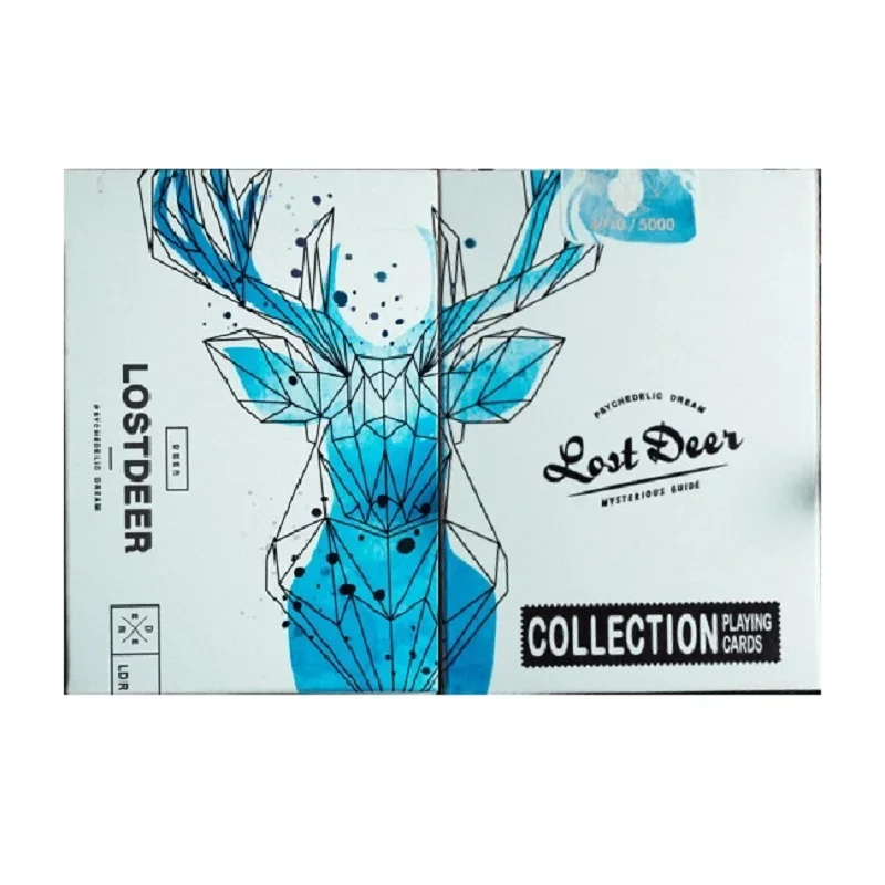 

Lost Deer Blue Edition Playing Cards Collection Deck Card Games Magic Tricks for Magician
