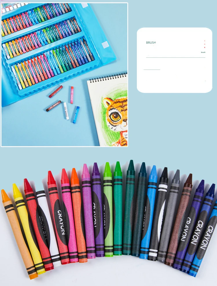 Watercolor Markers, Crayons, Painting Tools, Meninos, Meninas, Crianças, Presentes, 228Pcs