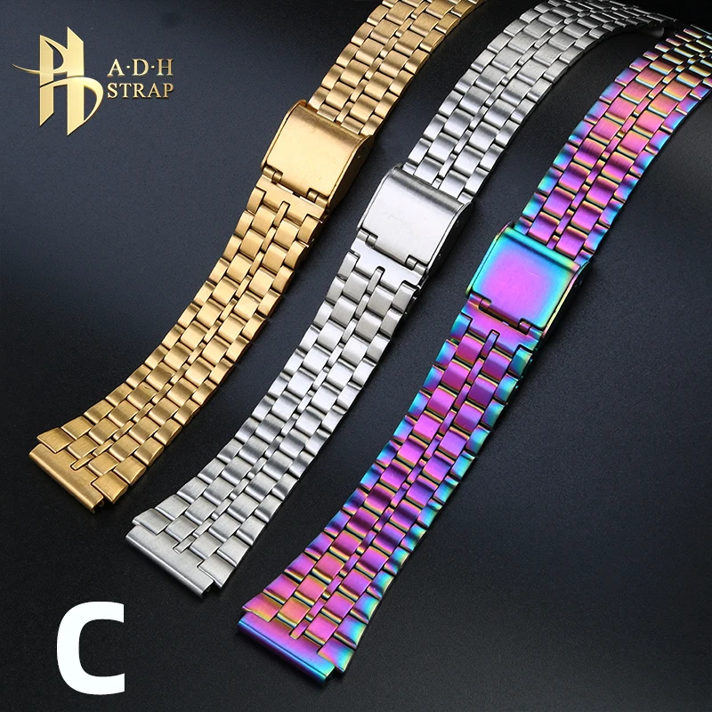 Steelness Watch Chain For TIMEX T80 Vintage Metal Women's Watch