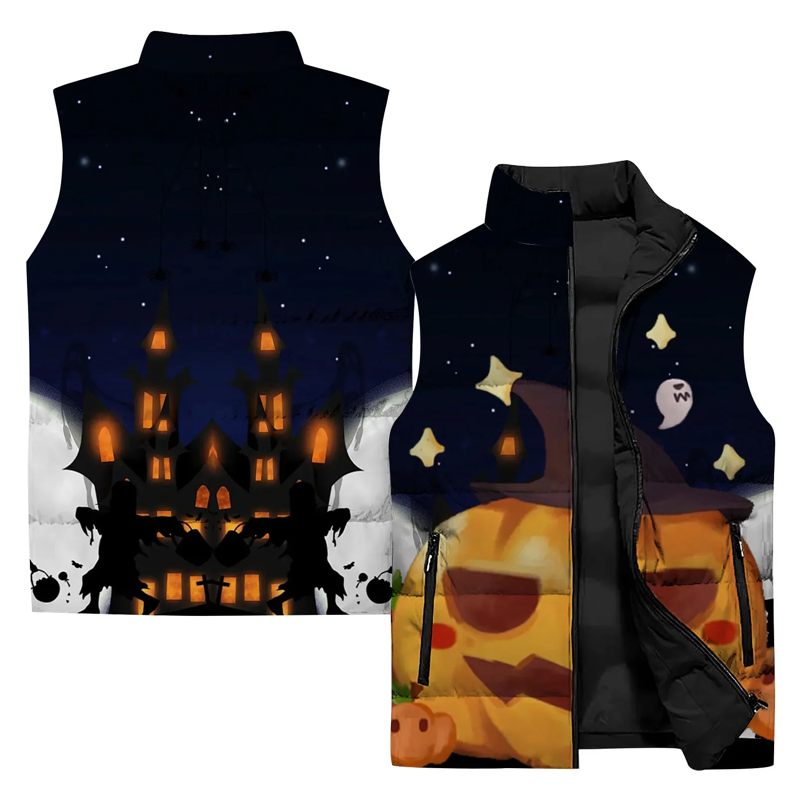 thumbnail image 1 of Chaleco frío para hombre Ropa de hombre moderna y versátil Chaleco estampado personalizado Chalecos para hombre cómodos y cálidos Deportes de ocio para hombre, 1 of 5