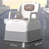 Odor-Resistant Portable Toilet, Easy Night Access Commode, Bedside Elderly Seat, Removable Pregnancy Toilet,   Sanitation Seat 2