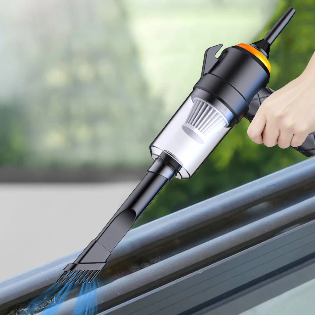 6 In 1 Blowing & Suction Vacuum Cleaner Portable Cordless Vacuum Cleaner Electric Powerful for Car Home Office Cleaning