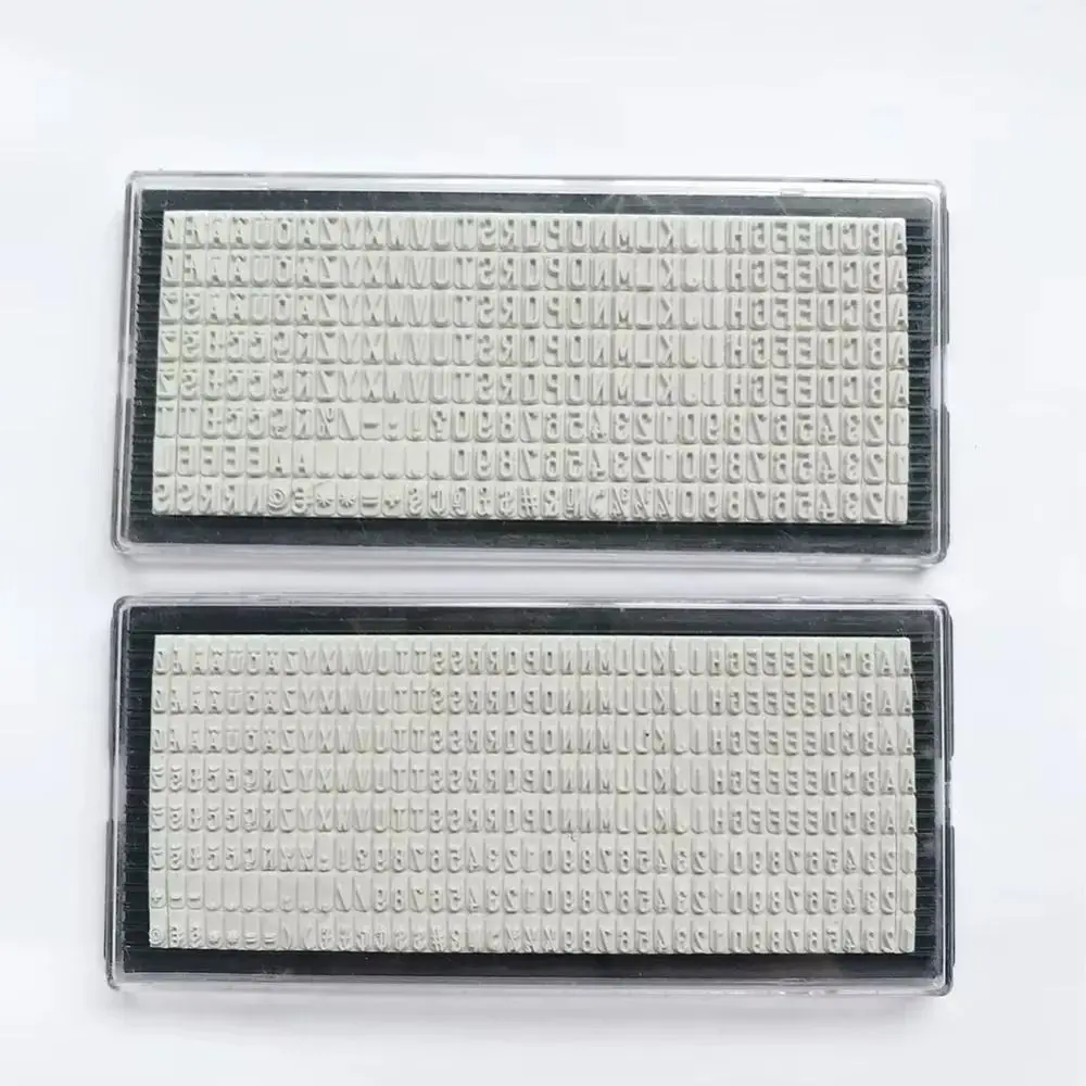 3mm 4mm 6.4mm 스탬프 레터 플레이트 비즈니스 재사용 가능 스탬프 디지털 레터 고무 이름 주소 DIY 스탬프 보드 DIY 스크랩북