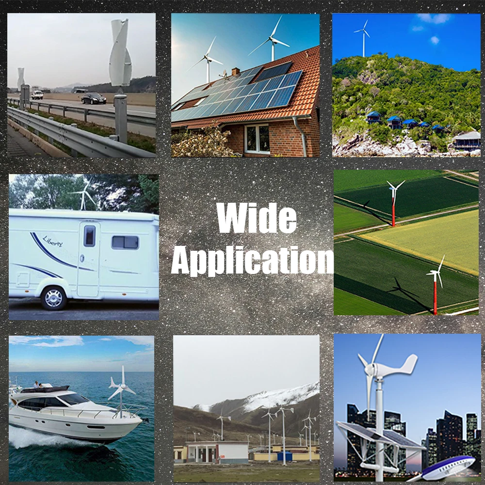1000W-10000W Wind Generator Inner Air Duct Alternative Free Energy Wind Turbine Power Permanent Maglev 12v 24v 48V