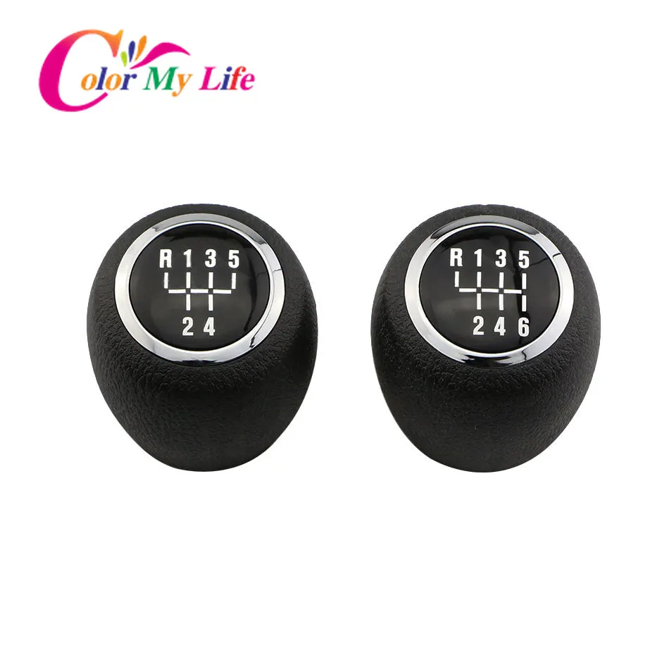 Car Styling 5 / 6 Speed Manual Gear Shift Knob Shifter Lever Pen Head