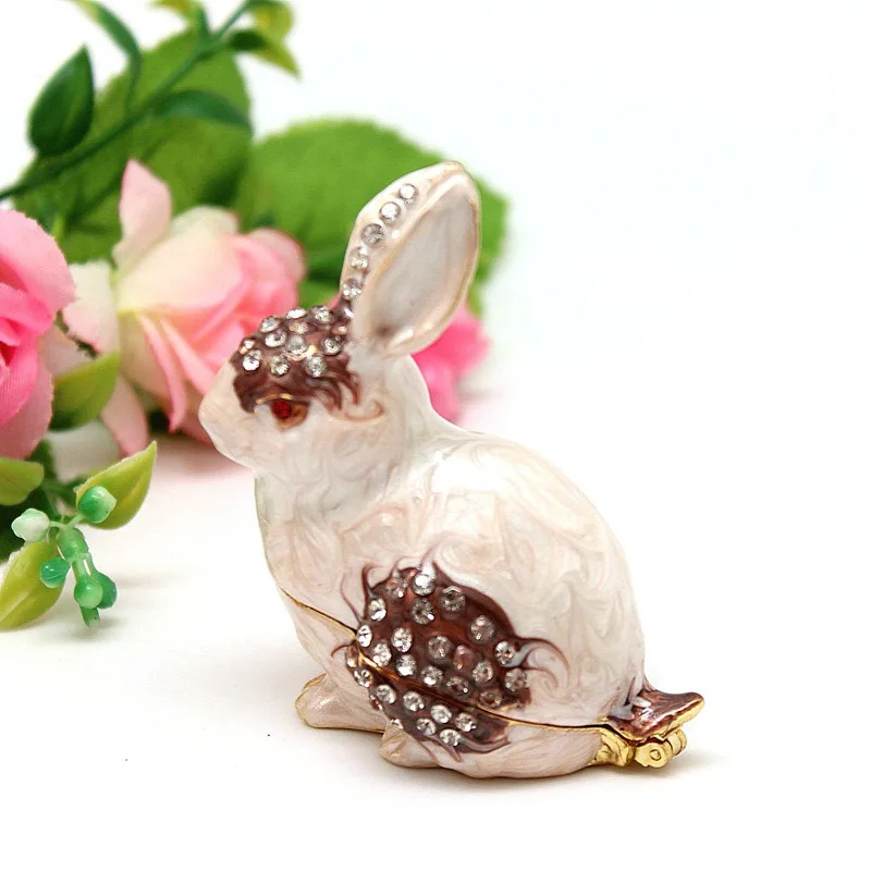 Cute Animal Rabbit Trinket Display Gift