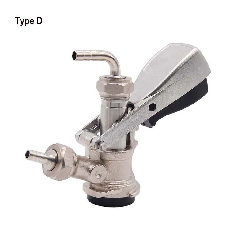 Premium Draft Beer Dispensing Coupler with Brass Body & Stainless Probe