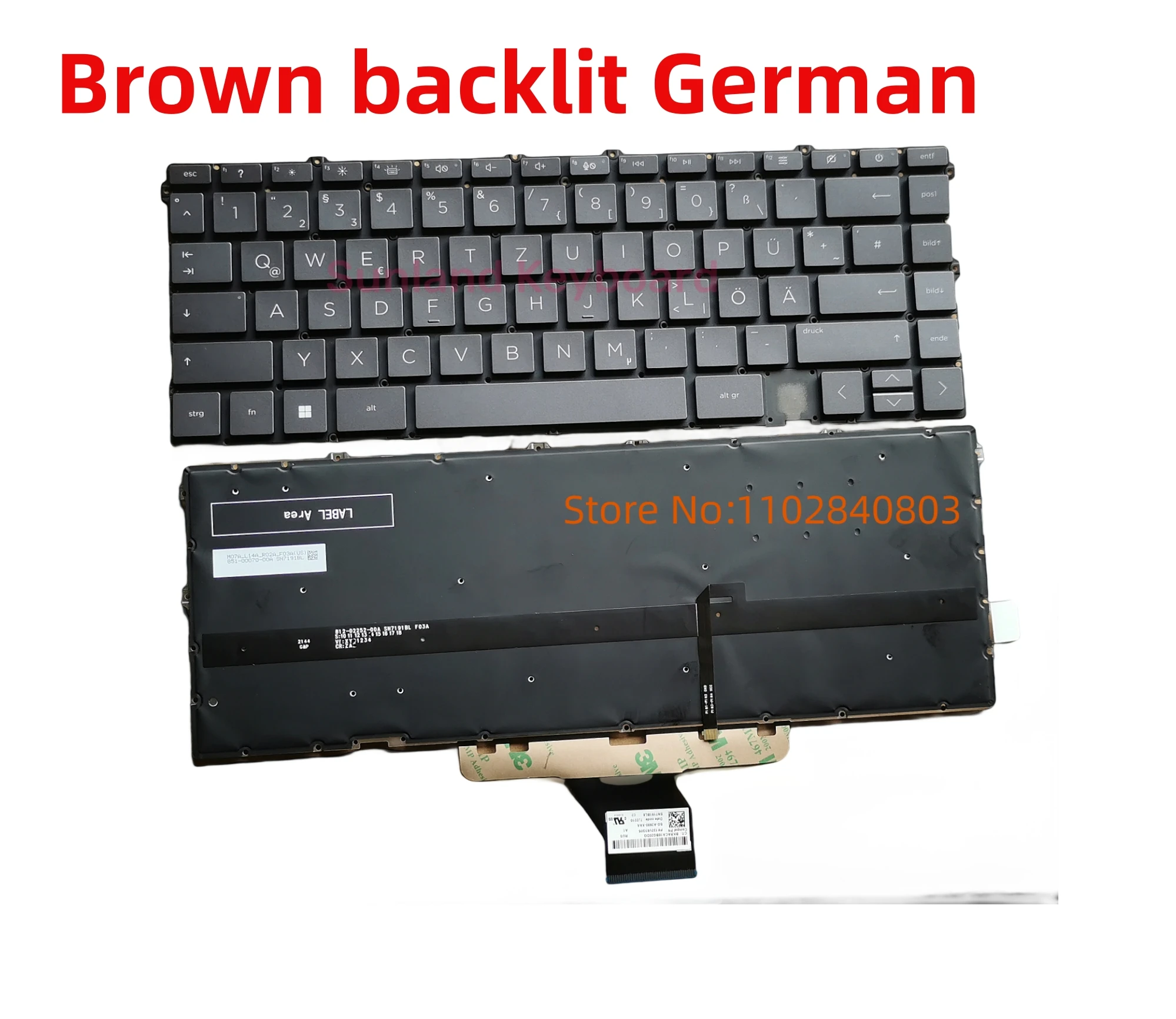 HP ENVY X360 용 노트북 키보드, 미국, 영국, 독일, 스페인어, 러시아어, 13-BA, 13T-BA, 13-BD, 13AY, 13-ba0000, 13-bd0000, 13t-bd00, 13-ay000