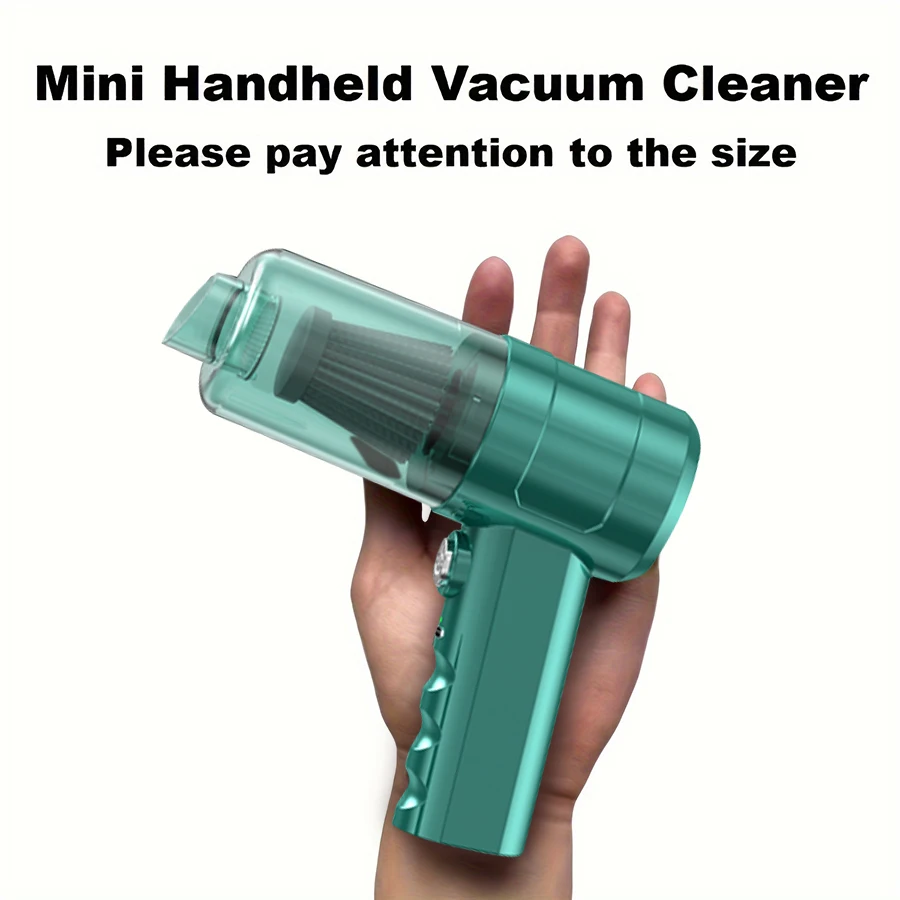 Small mini portable car vacuum cleaner, multifunctional, suitable for various scenarios inside the car