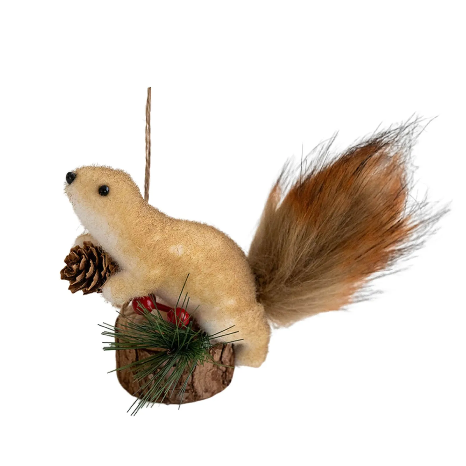 Christmas Stuffed Squirrels Bulk 5 Inch Small Plush Squirrels Toys Christmas Tree Ornaments Gifts Birthday Party Favors 6