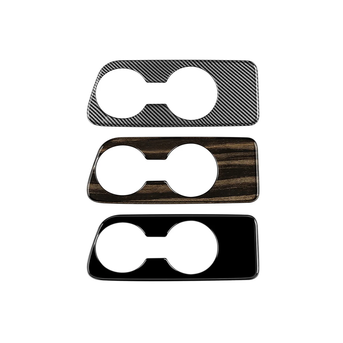 1Set Car Center Console Water Cup Holder Decorazione Cover Trim Sticker Per Toyota Yaris Cross 2022 Rhd Wood Grain