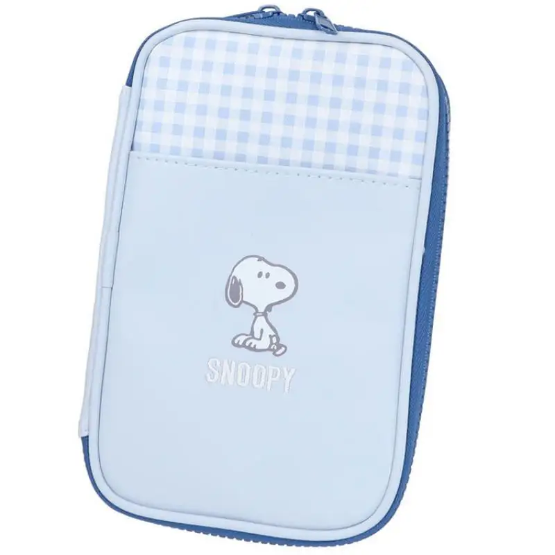 

New Snoopyed Storage Bag Cartoon Kawaii Large Capacity Student Pencil Bag Multi-Function Storage Bag Simple Cosmetic Bag